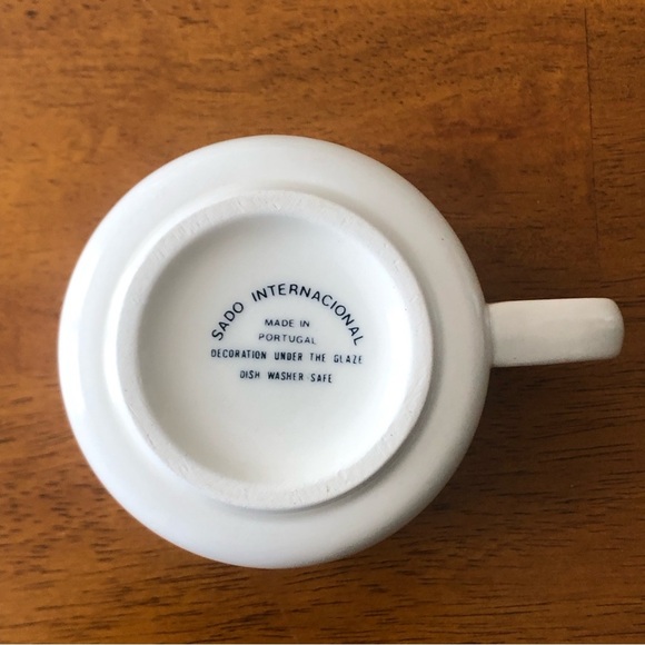 Vintage 80s SADO International Floral 2 1/2”, 6oz Flat Bottom Tea/Coffee Cup - Picture 4 of 5